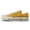 Chuck 70 Low «Paint Splatter – Sunflower Gold»