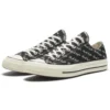 Chuck 70 Low «Scripted Signature Print – Black Egret»
