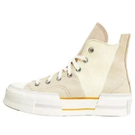 Chuck 70 Plus High «Colorblock Oat Milk»