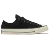 Chuck 70 Zip Low «Embossed Suede – Black Egret»