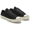 Chuck 70 Zip Low «Embossed Suede – Black Egret»