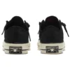 Chuck 70 Zip Low «Embossed Suede – Black Egret»