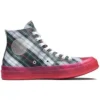 Chuck 70s Hi Plaid Translucent Midsole «Red»