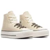 Chuck Taylor All Lift de lona y cuero «Beige White»