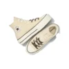 Chuck Taylor All Lift de lona y cuero «Beige White»