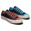 Chuck Taylor All Star 1970s Negro «Azul Naranja»