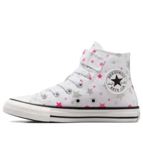 Chuck Taylor All Star 1V High Top «Blanco Rosa Plata»