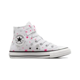Chuck Taylor All Star 1V High Top «Blanco Rosa Plata»