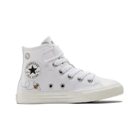 Chuck Taylor All Star 1V K «White Black»