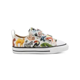 Chuck Taylor All Star 2v Little «Blanco Multicolor»