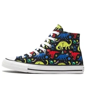 Chuck Taylor All Star Big Dinosaur Negro Multicolor