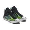 Chuck Taylor All Star «Black Green Flame»