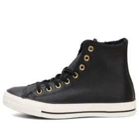 Chuck Taylor All Star «Black Leather Gold»