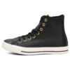 Chuck Taylor All Star «Black Leather Gold»