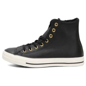Chuck Taylor All Star «Black Leather Gold»