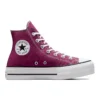 Chuck Taylor All Star con plataforma de elevación, caña alta «Legend Berry»