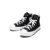 Chuck Taylor All Star con plataforma de EVA y corazón Y2K de caña alta «Negro»