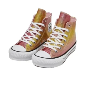 Chuck Taylor All Star con plataforma elevada de EVA «Citrus Glitz»