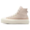 Chuck Taylor All Star con plataforma y imitación de mohair «Pink»