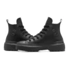 Chuck Taylor All Star con suela de plataforma y tacón de cuero «Negro»