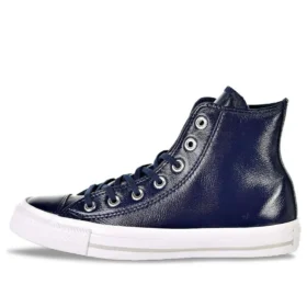 Chuck Taylor All Star Crinkled Patent Leather Hi «Midnight Navy»