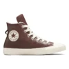 Chuck Taylor All Star de cuero con forro de piel sintética «Marrón oscuro»