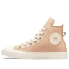 Chuck Taylor All Star de cuero con forro de piel sintética «Rosa»