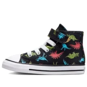 Chuck Taylor All Star Easy-On Dinosaurs High Top «Negro»
