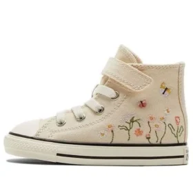 Chuck Taylor All Star Easy-On High «Estampado floral bordado – Marfil natural»