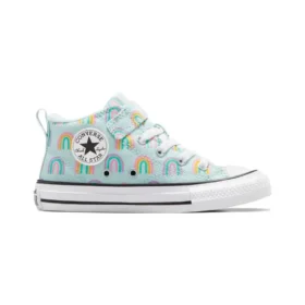 Chuck Taylor All Star Easy-On Rainbows Stretch-Lace «Azul claro»