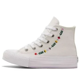Chuck Taylor All Star EVA Lift Platform High «Floral Embroidery»