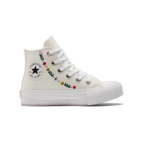 Chuck Taylor All Star EVA Lift Platform High «Floral Embroidery»