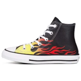 Chuck Taylor All Star Flame Nero Mod «Black Red»