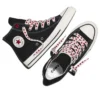 Chuck Taylor All Star Hearts «Negro Vintage Blanco»