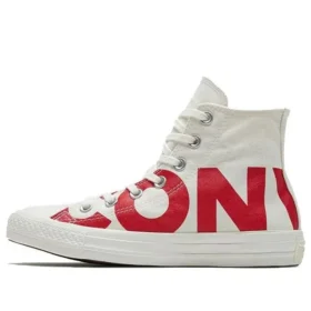 Chuck Taylor All Star Hi Top LOGO «Blanco Rojo»