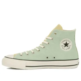 Chuck Taylor All Star Hi, zapatillas casuales de lona de caña alta, azul verdoso, versión japonesa «Green Blue»