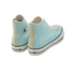 Chuck Taylor All Star Hi, zapatillas casuales de lona de caña alta, azul verdoso, versión japonesa «Green Blue»