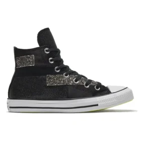 Chuck Taylor All Star High «Black Glitter»