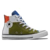 Chuck Taylor All Star High «Blanco Verde Rojo Amarillo»