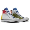 Chuck Taylor All Star High «Blanco Verde Rojo Amarillo»