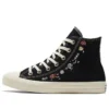 Chuck Taylor All Star High «Floral bordado – Negro»