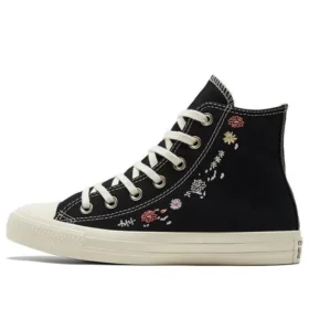 Chuck Taylor All Star High «Floral bordado – Negro»
