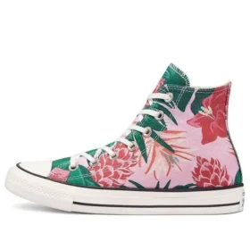 Chuck Taylor All Star High «Jungle Scene – Estampado floral rosa»