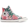 Chuck Taylor All Star High «Jungle Scene – Estampado floral rosa»
