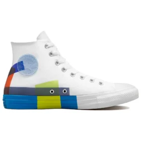 Chuck Taylor All Star High «Space Racer – Blanco Azul cinético»