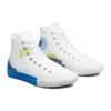 Chuck Taylor All Star High «Space Racer – Blanco Azul cinético»