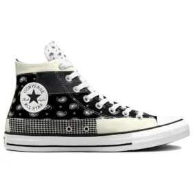 Chuck Taylor All Star High Top Hacked Patterns «Black Paisley»