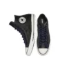 Chuck Taylor All Star High Tumbled Leather «Black Hyper Royal»