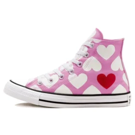 Chuck Taylor All Star High «Twisted Hearts – Rosa peonía»