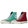 Chuck Taylor All Star J Hi «Maroon Dark Navy Mint»